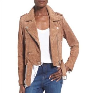 BlankNYC Suede Moto Biker Jacket